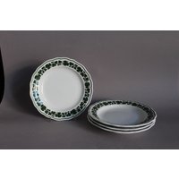 Meissen Weinlaub 4 Kuchenteller Teller D 20 cm 1.wahl von porcelainexpert