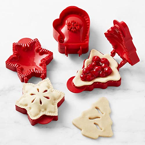 Mini-Kuchenformer für Weihnachtsfeier, Backzubehör, Schneeflocke, Handschuh und Weihnachtsbaumformen, 3-teilig, Teigpresser-Taschen-Kuchenformen-Set, Handkuchenformen von porlik