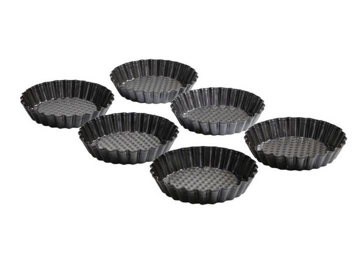 Backform Tortelett PATISSERIE 6er Set schwarz von porta