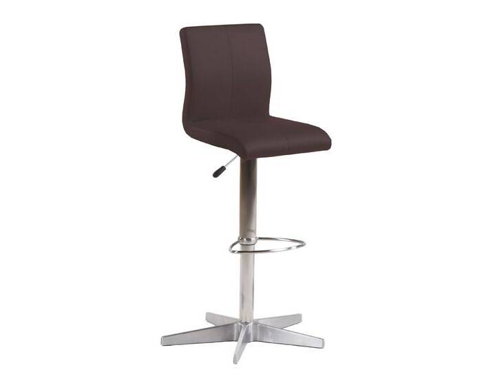 Barhocker AMATI 2er Set Edelstahl /Lederlook braun Barhocker AMATI 2er Set Edelstahl /Lederlook braun von porta