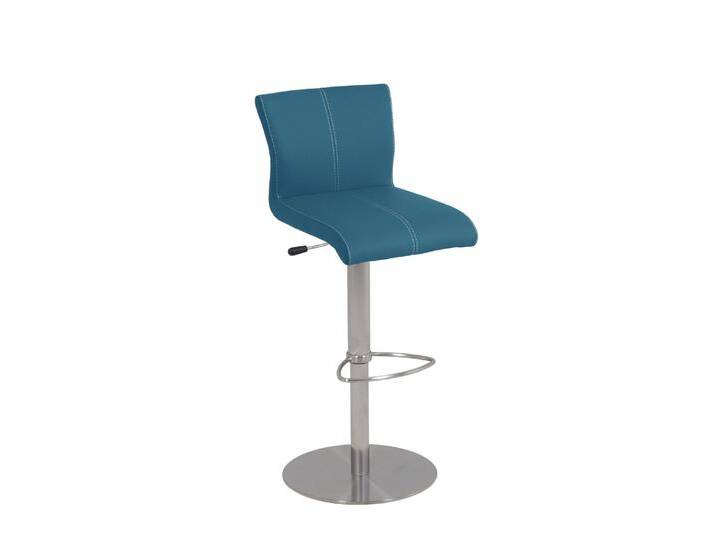 Barhocker AMATI 2er Set Lederlook Happy Color cyanblau Barhocker AMATI 2er Set Lederlook Happy Color cyanblau von porta