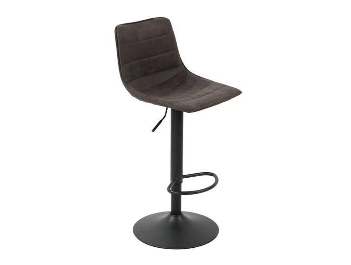 Barhocker JOHN 2er Set 49 x 43 x 89 cm grau/schwarz von porta
