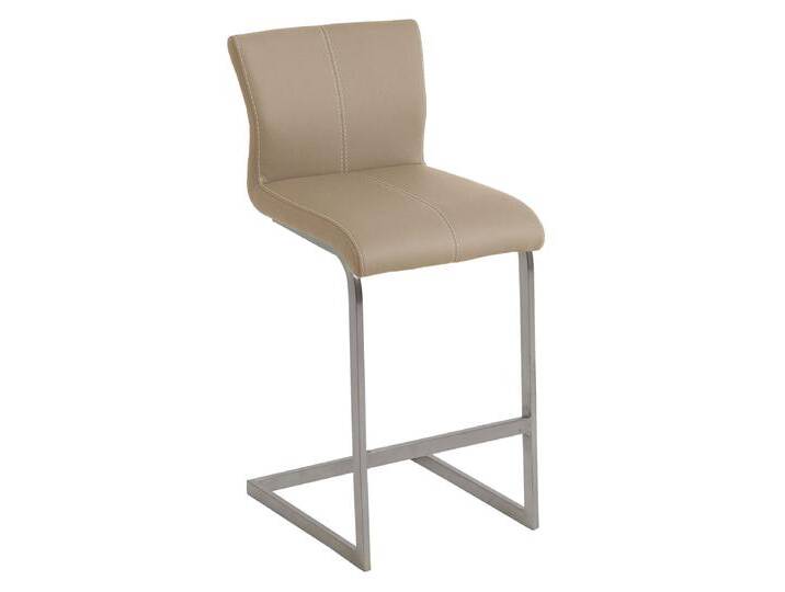 Barstuhl AMATI 2er Set Edelstahl /Lederlook Taupe Barstuhl AMATI 2er Set Edelstahl /Lederlook Taupe von porta