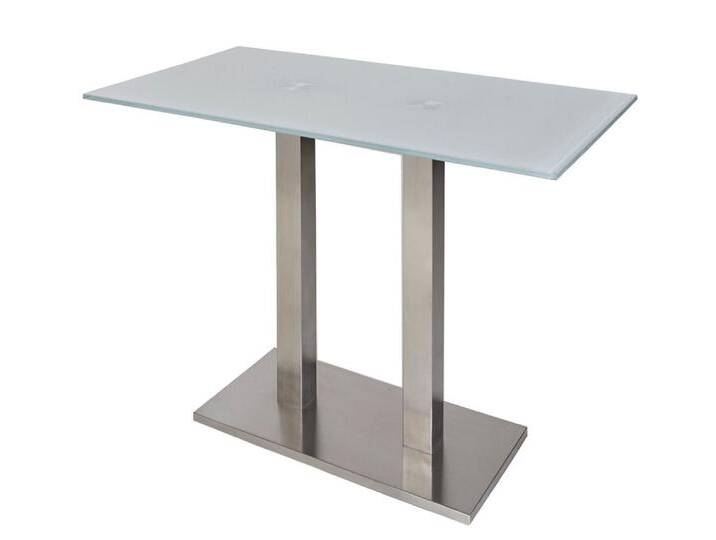 Bartisch TIRAMO Glasplatte Weiß ca. 120 x 105 x 70 cm Bartisch TIRAMO Glasplatte Weiß ca. 120 x 105 x 70 cm von porta