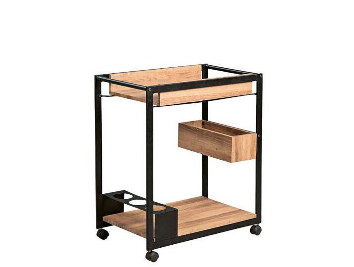 Beistelltisch KUBA 2 braun/schwarz von porta