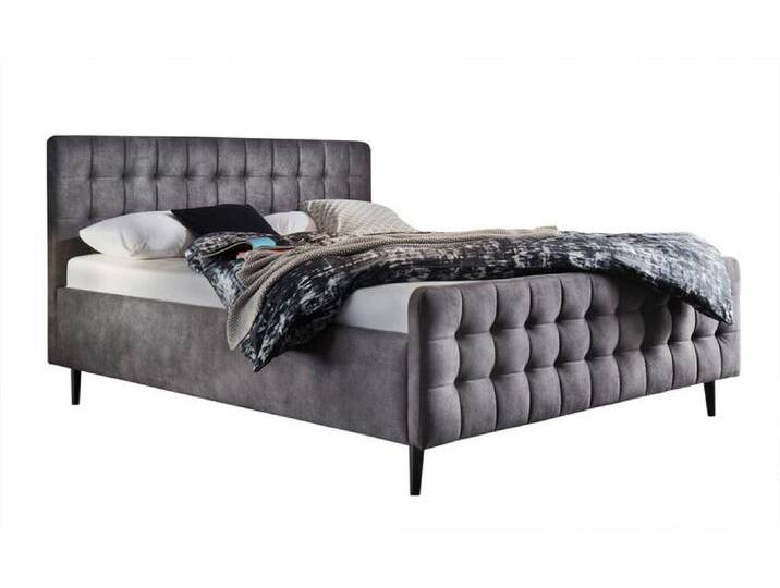 Bett YARON 180 x 200 cm Stoffbezug anthrazit von porta