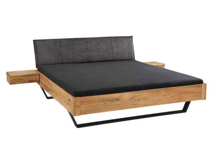 Bettgestell VI 200 x 200 cm braun/ anthrazit von porta