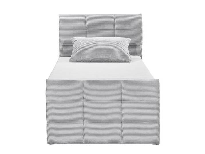 Boxspringbett DARIO 100 x 200 cm grau von porta