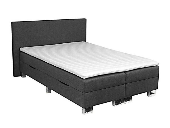 Boxspringbett DAVENPORT 140 x 200 cm graphitgrau von porta