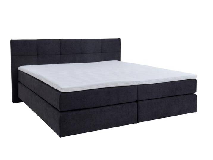 Boxspringbett MALMÖ 180 x 200 cm anthrazit von porta