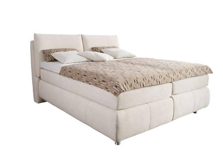 Boxspringbett SUPREME COMFORT I 180 x 200 cm Stoffbezug weiß Boxspringbett SUPREME COMFORT I 180 x 200 cm Stoffbezug weiß von porta