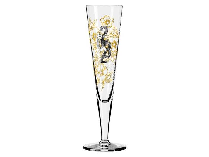 Champagnerglas BRILLIANTNACHT R. BOHNENBERG mit edlen Kristallen von porta