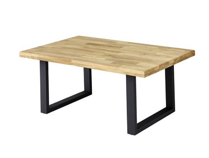 Couchtisch CHRISTIAN Eiche massiv/schwarz von porta