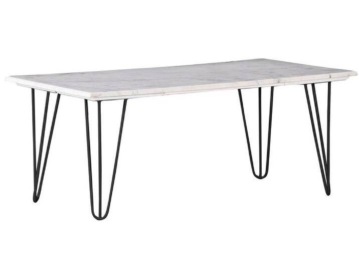 Couchtisch GANO 110 x 60 cm weiß schwarz von porta