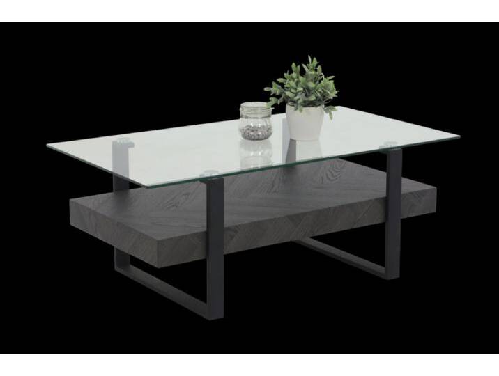 Couchtisch KONRAD 110 x 60 cm dunkelgrau/schwarz Couchtisch KONRAD 110 x 60 cm dunkelgrau/schwarz von porta