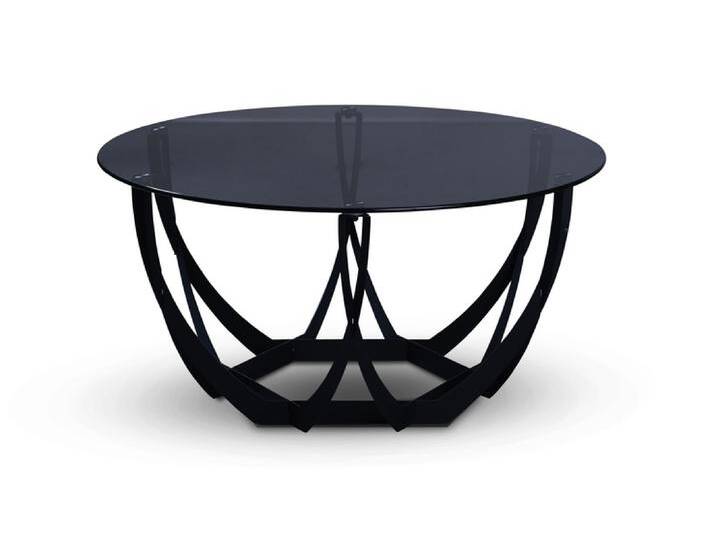 Couchtisch MARIE 80x80 cm schwarz/grau von porta