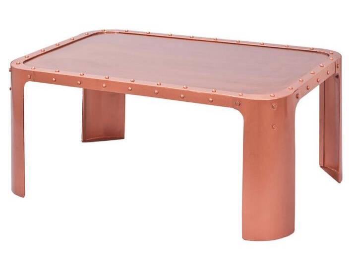 Couchtisch NIKLAS 110 x 45 cm Metall Kupferfarbig von porta
