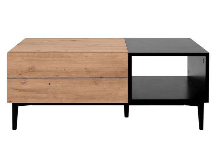 Couchtisch NOLA 100 x 55 cm Artisan Oak/schwarz von porta