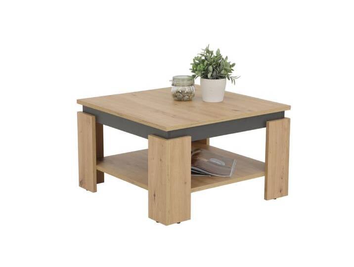 Couchtisch TIM III 68 x 68 cm quadratisch Dekor Artisan-Eiche... von porta