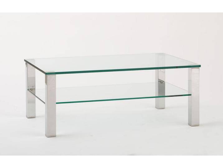 Couchtisch VARESE Klarglasplatte ca. 120 x 46 x 80 cm von porta