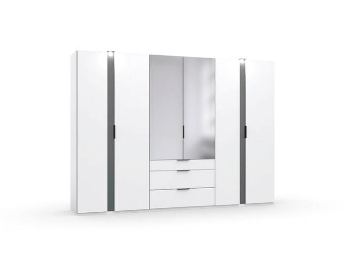 Drehtürenschrank LA RIOJA weiß/ grau von porta