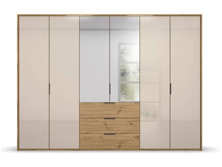 Drehtürenschrank SEAMO Artisan Eiche/ Glas Champagner Drehtürenschrank SEAMO Artisan Eiche/ Glas Champagner von porta