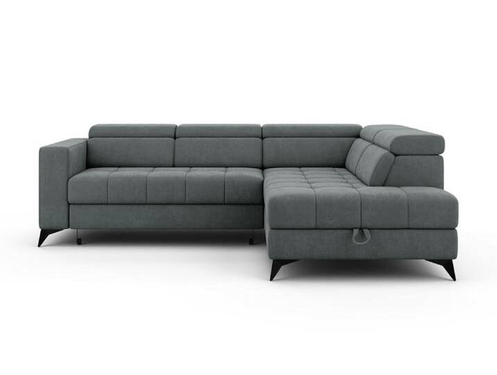 Ecksofa LINNEA grau von porta