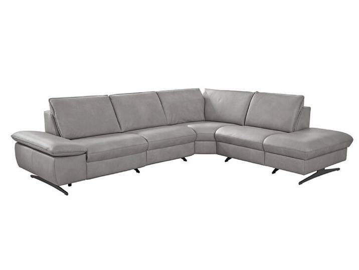 Ecksofa SENAYO 265 x 223 cm Leder jade von porta