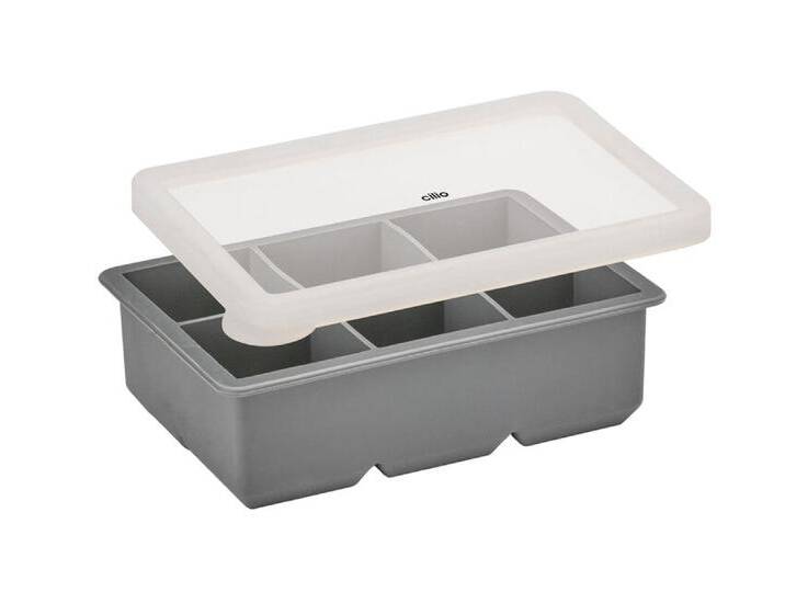 Eiswürfelform BLOCKS 6er Silikon grau Eiswürfelform BLOCKS 6er Silikon grau von porta