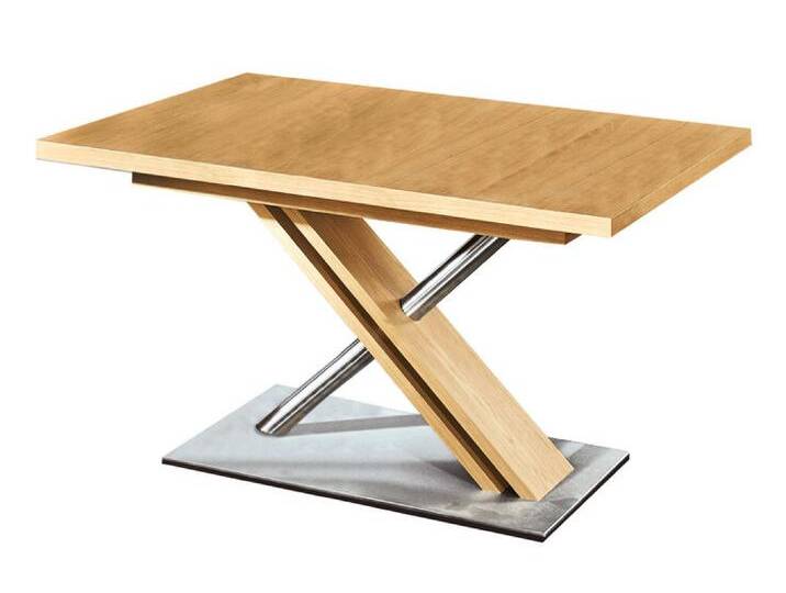 Esstisch 90 x 130 -178 cm Wildeiche braun/grau Esstisch 90 x 130 -178 cm Wildeiche braun/grau von porta