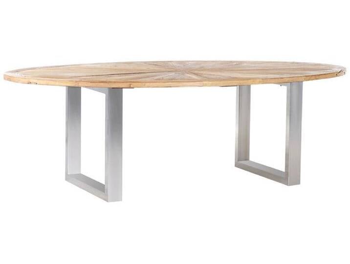 Esstisch OVAL 254 x 135 cm Ulme massiv Esstisch OVAL 254 x 135 cm Ulme massiv von porta