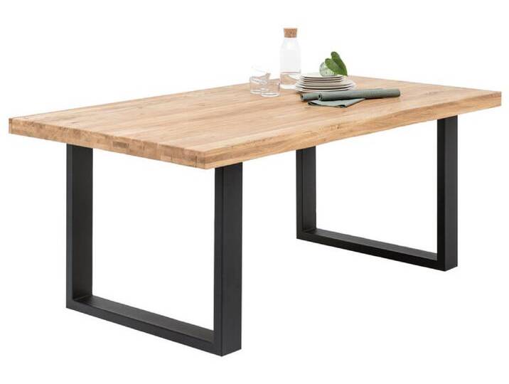 Esstisch SIGA U-I 160 x 100 cm schwarz/Eiche geölt Esstisch SIGA U-I 160 x 100 cm schwarz/Eiche geölt von porta