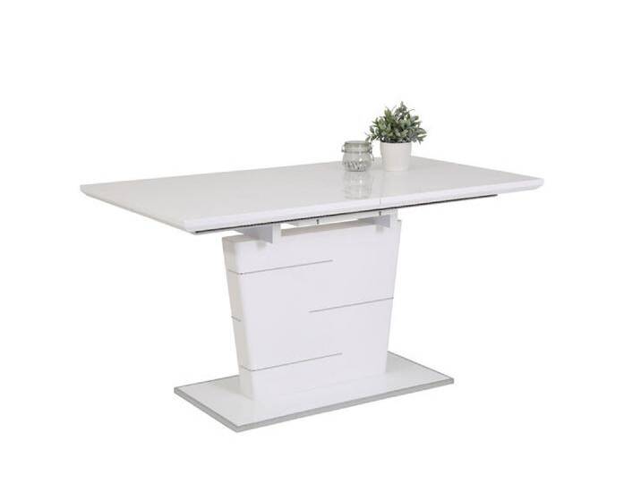 Esstisch SILA 140-180 x 80 cm weiß Esstisch SILA 140-180 x 80 cm weiß von porta