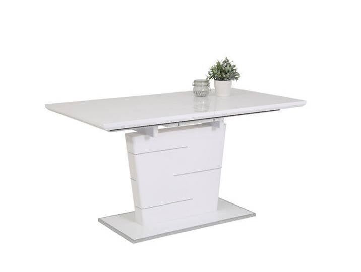 Esstisch SILA 140-180 x 80 cm weiß Esstisch SILA 140-180 x 80 cm weiß von porta