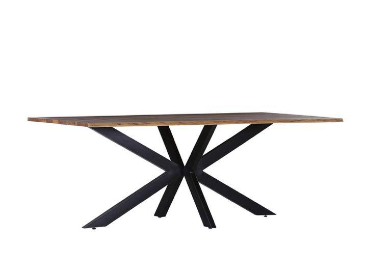 Esstisch TENSIO 200 x 100 cm Akazie massiv natur/schwarz Esstisch TENSIO 200 x 100 cm Akazie massiv natur/schwarz von porta