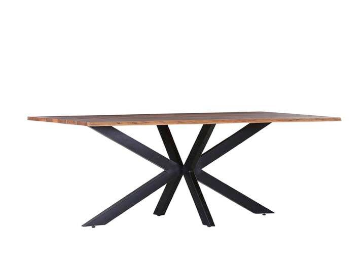 Esstisch TENSIO 200 x 100 cm Akazie massiv natur/schwarz Esstisch TENSIO 200 x 100 cm Akazie massiv natur/schwarz von porta