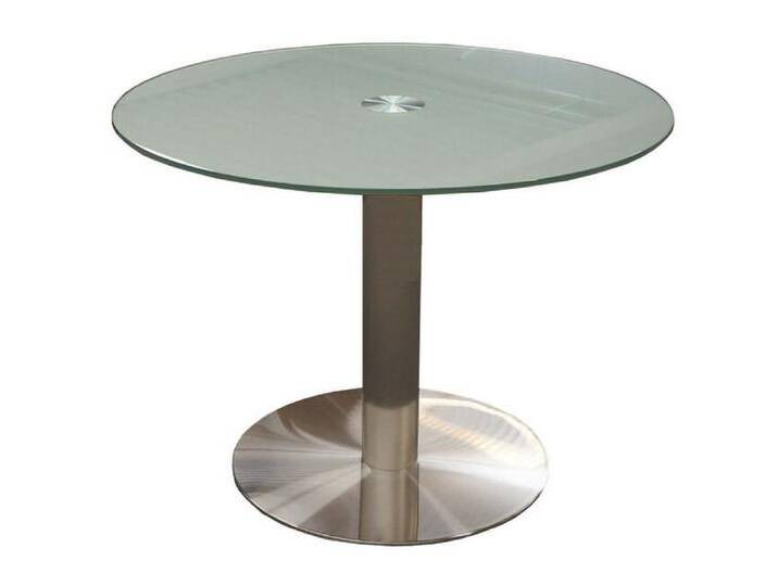 Esstisch rund TIRAMO 115 cm Glasplatte Grau Esstisch rund TIRAMO 115 cm Glasplatte Grau von porta