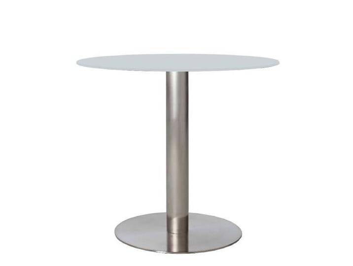 Esstisch rund TIRAMO 65 cm Glasplatte weiß Esstisch rund TIRAMO 65 cm Glasplatte weiß von porta