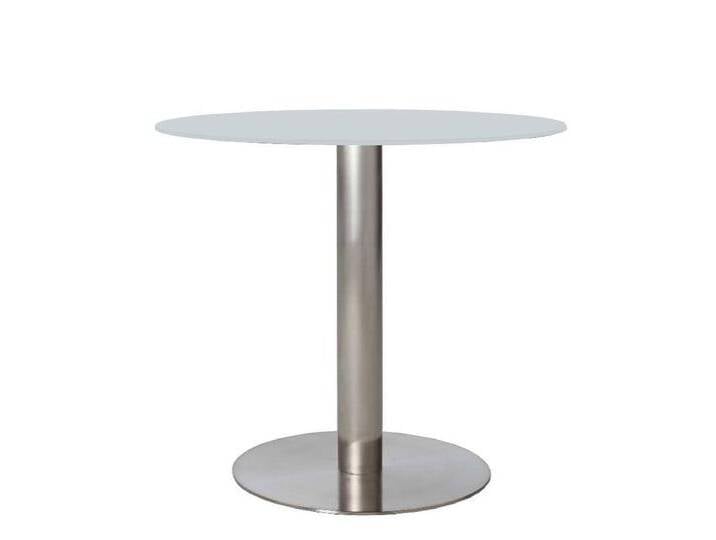 Esstisch rund TIRAMO 65 cm Glasplatte weiß Esstisch rund TIRAMO 65 cm Glasplatte weiß von porta