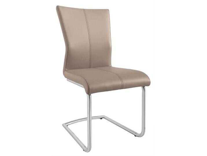 Esszimmerstuhl AMATI ST 3 F Lederlook taupe Esszimmerstuhl AMATI ST 3 F Lederlook taupe von porta