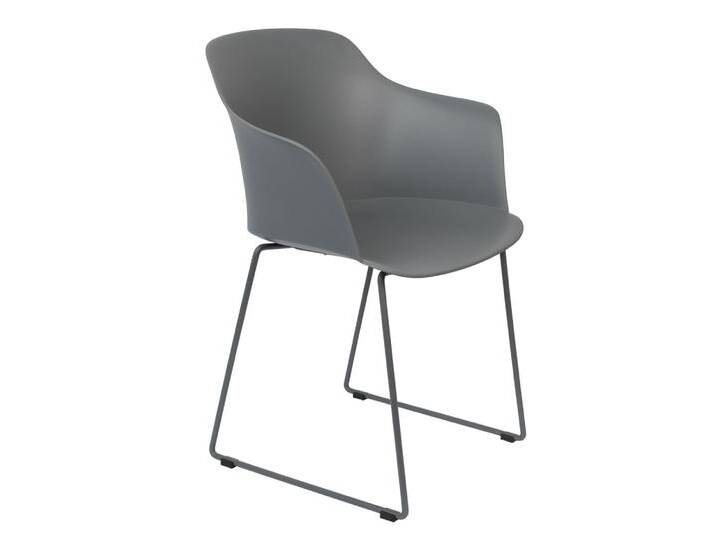 Esszimmerstuhl ARMTANGO 2er Set grau von porta