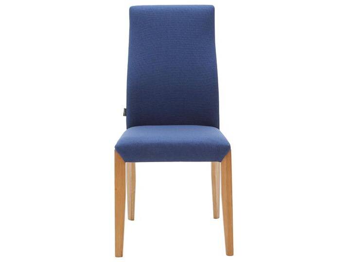 Esszimmerstuhl MANELLO 2er Set blau/Eiche massiv naturfarben Esszimmerstuhl MANELLO 2er Set blau/Eiche massiv naturfarben von porta