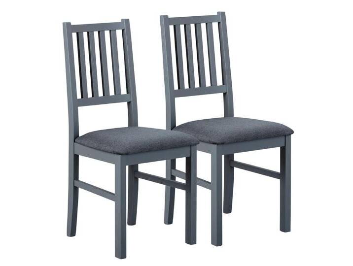 Esszimmerstuhl NICLAS 7.1 2er Set Massivholz grau von porta