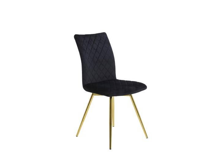 Esszimmerstuhl SELENA 2er Set Bezug Samtvelour schwarz Esszimmerstuhl SELENA 2er Set Bezug Samtvelour schwarz von porta