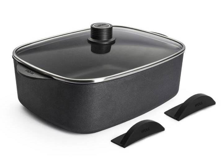 Gussbräter ECO LOGIC 7,8 Liter mit Silikongriffen von porta