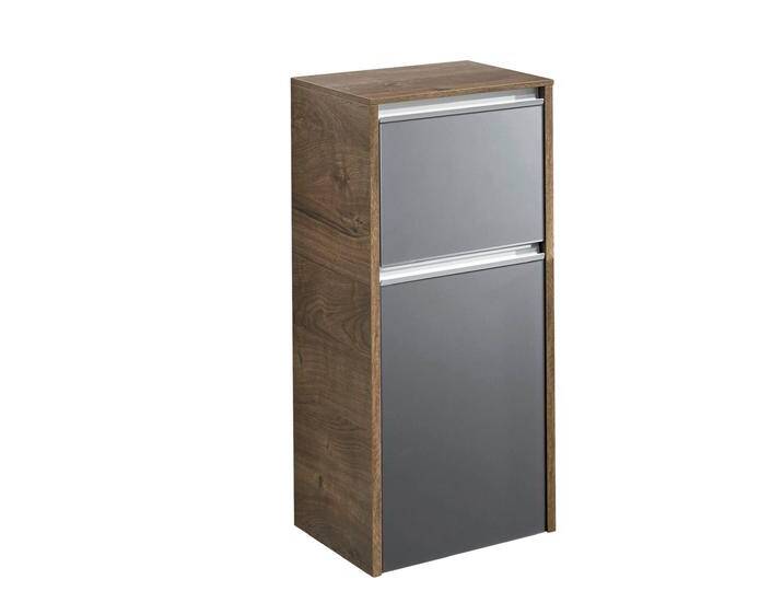 Highboard 33.3 x 78.4 x 33.3 cm Glas Metallic matt Highboard 33.3 x 78.4 x 33.3 cm Glas Metallic matt von porta