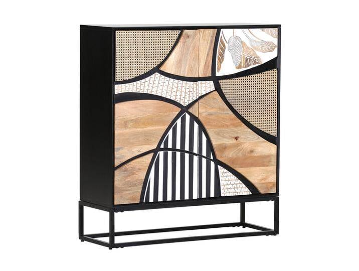 Highboard DAKOTA 100 x 110 cm Mango Massivholz natur, weiß,... Highboard DAKOTA 100 x 110 cm Mango Massivholz natur, weiß,... von porta