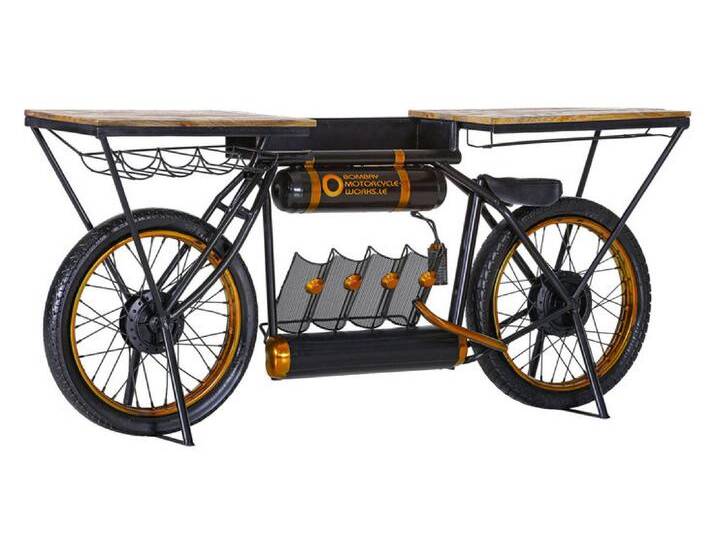 INTERhome Bar RIDE 187 x 83 cm goldfarbig/schwarz INTERhome Bar RIDE 187 x 83 cm goldfarbig/schwarz von porta