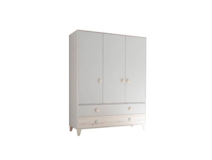 Kinder-Drehtürenschrank FIEN grau/ braun Kinder-Drehtürenschrank FIEN grau/ braun von porta