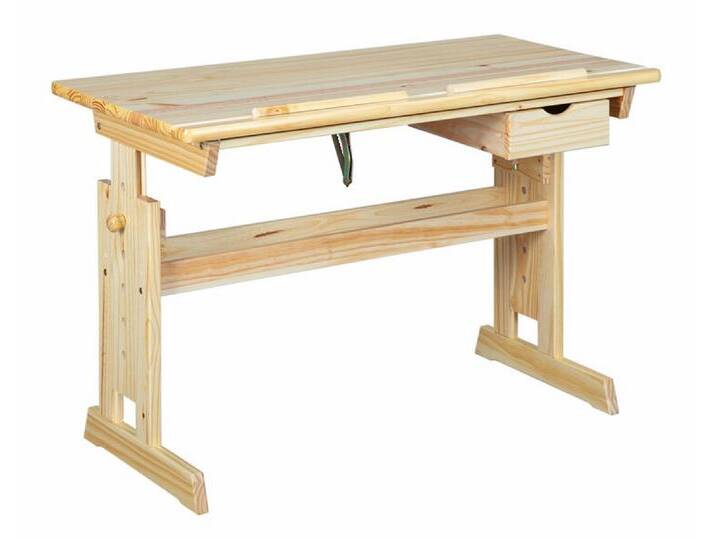 Kinder Schreibtisch CHRISTIAN 109 x 55 cm Kiefer Natur von porta